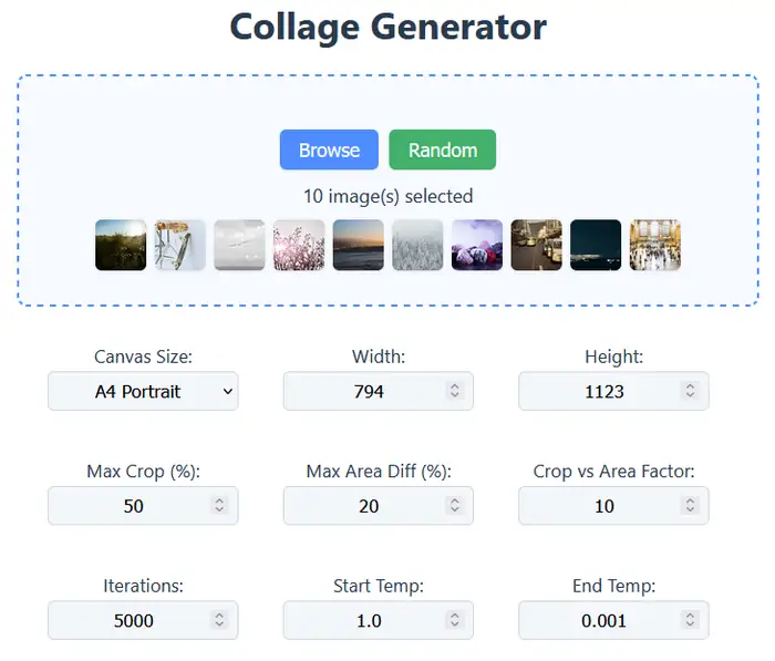 Collage Generator